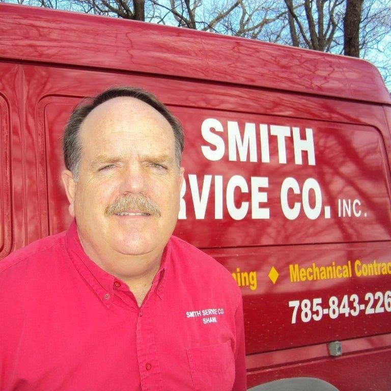 shawn smith in front of van